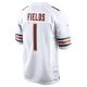 Men's Chicago Bears Justin Fields Nike White Player Game Jersey