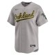 Men's Oakland Athletics  Nike Gray Away Limited Jersey