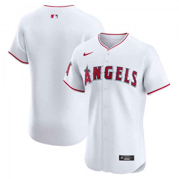 Men's Los Angeles Angels Nike White Home Elite Jersey