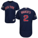 Boston Red Sox #2 Xander Bogaerts Navy Blue Flexbase Collection 2018 World Series Stitched MLB Jersey