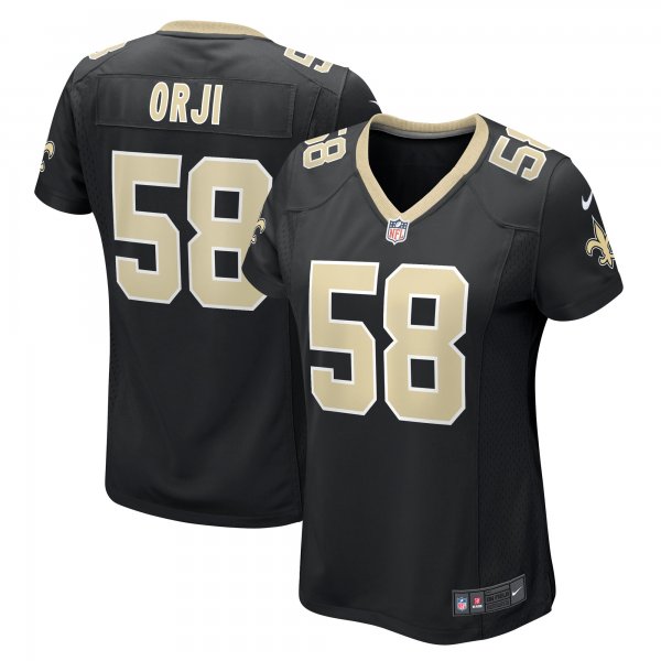 Women's New Orleans Saints Anfernee Orji Nike  Black Team Game Jersey