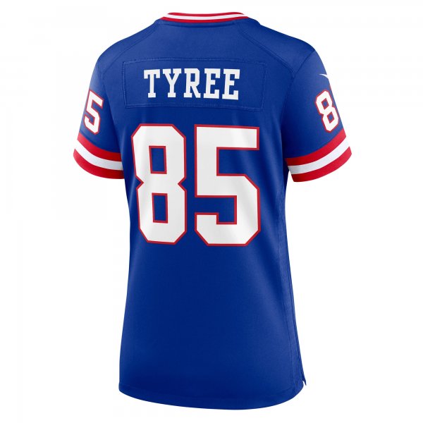 Women's New York Giants David Tyree Nike Royal Classic Retired Player Game Jersey