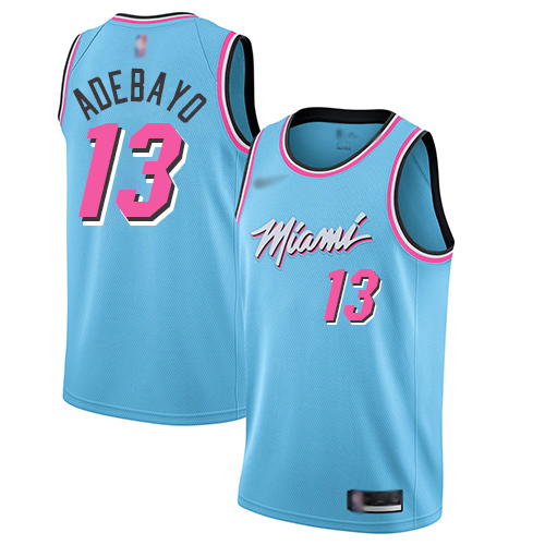 Miami Heat #13 Bam Adebayo Blue Basketball Swingman City Edition 2019/20 Jersey