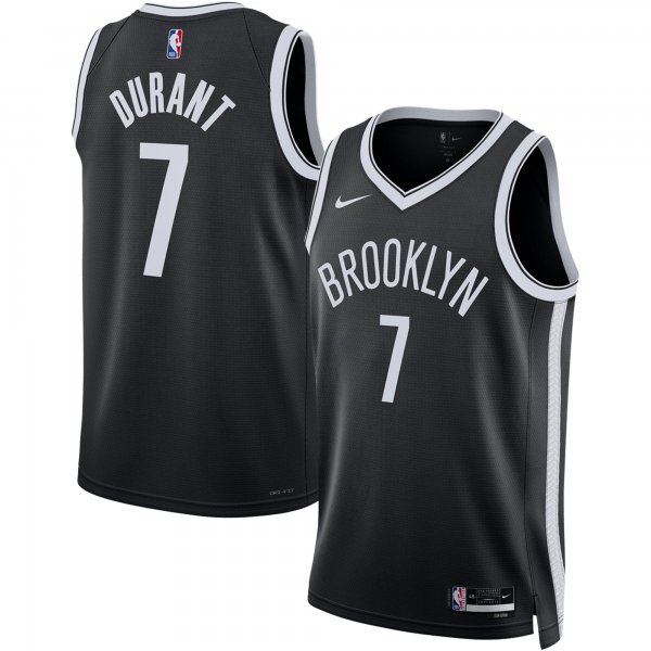 Unisex Brooklyn Nets Kevin Durant Nike Black Swingman Jersey - Icon Edition