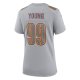 Women's Washington Commanders Chase Young Nike Gray Atmosphere Fashion Game Jersey