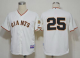 San Francisco Giants #25 Barry Bonds Cream Cool Base Stitched MLB Jersey