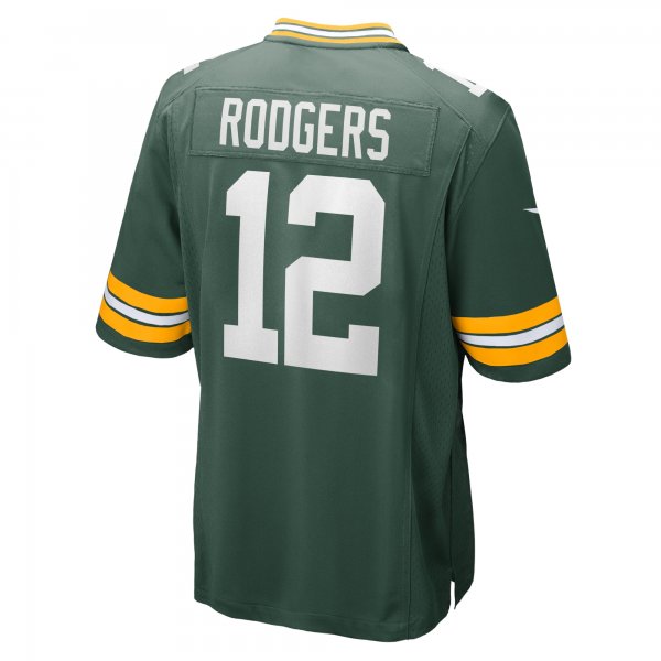 Men's Green Bay Packers Aaron Rodgers Nike Green Game Team Jersey