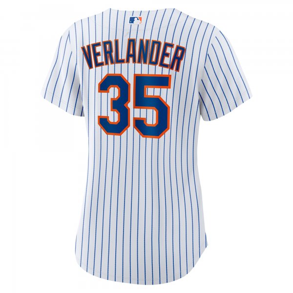 Women's New York Mets Justin Verlander Nike White/Royal Home Replica Player Jersey