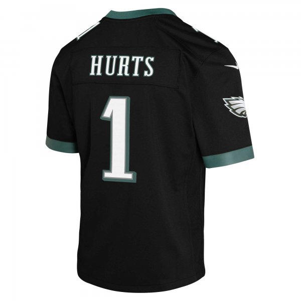 Youth Philadelphia Eagles Jalen Hurts Nike Black Game Jersey