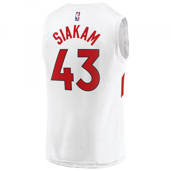 Men's Toronto Raptors Pascal Siakam Fanatics White Fast Break Replica Player Jersey - Association Edition