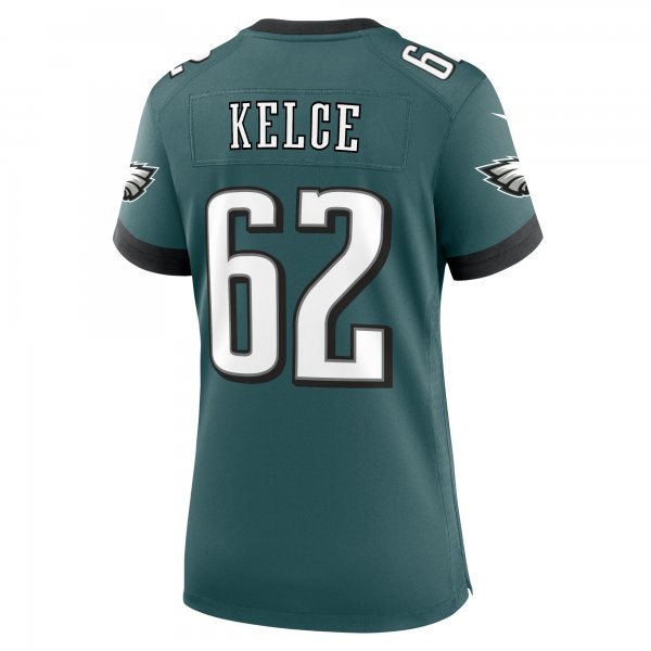 Women's Philadelphia Eagles Jason Kelce Nike Midnight Green Team Game Jersey