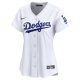 Women's Los Angeles Dodgers Nike White Home Limited Jersey