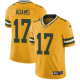 Nike Green Bay Packers #17 Davante Adams Yellow Men's Stitched NFL Limited Rush Jersey