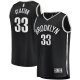 Men's Brooklyn Nets Nicolas Claxton Fanatics Black Fast Break Player Jersey - Icon Edition