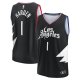 Men's LA Clippers James Harden Fanatics Black Fast Break Player Jersey - Statement Edition