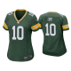 Women's #10 Jordan Love Green Bay Packers Green 2020 NFL Draft Game Jersey