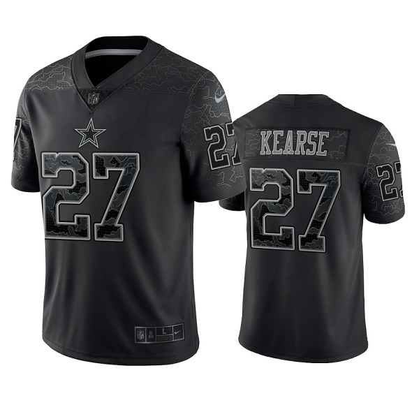 Dallas Cowboys Jayron Kearse Black Reflective Limited Jersey #27