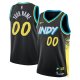 Unisex Indiana Pacers  Nike Black 2023/24 Custom Swingman Jersey - City Edition