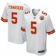 Men's Nike City Chiefs #5 Tommy Townsend Game White Jersey