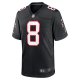 Men's Atlanta Falcons Kyle Pitts Nike Black Player Game Jersey