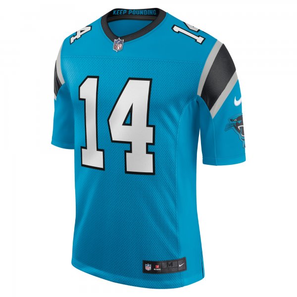 Men's Carolina Panthers Sam Darnold Nike Blue Vapor Limited Jersey