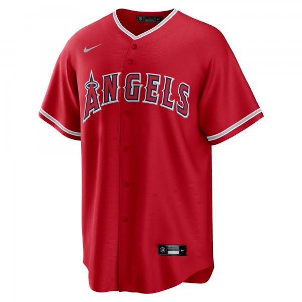 Men's Los Angeles Angels Nike Red Alternate Replica Team Jersey