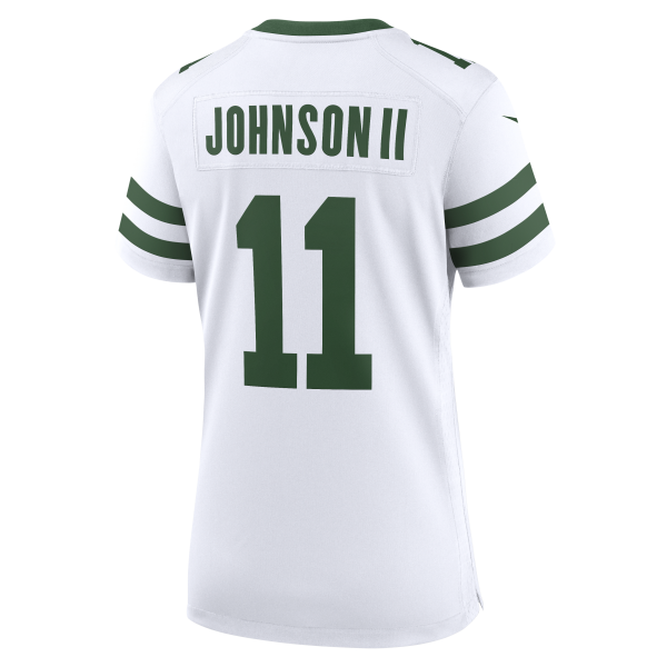 Women's New York Jets Jermaine Johnson II Nike Spotlight White Alternate Game Jersey