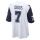 Men's Dallas Cowboys Trevon Diggs Nike White Alternate Game Jersey