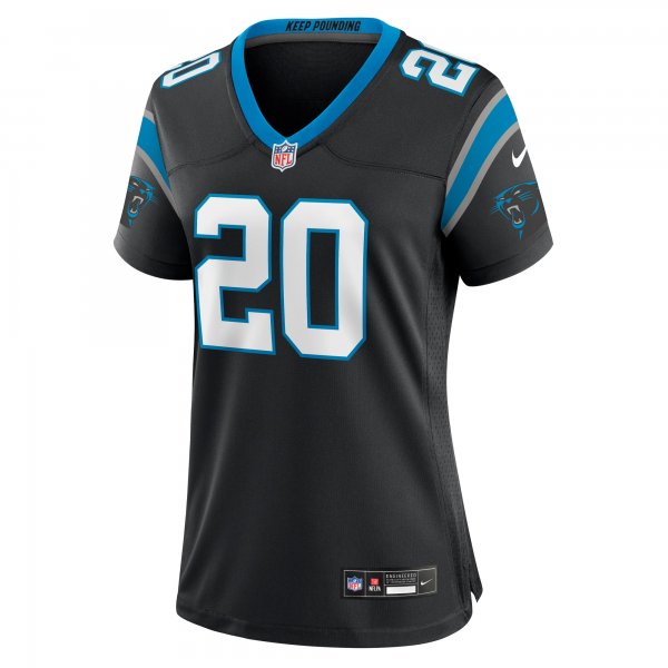 Women's Carolina Panthers Eric Rowe Nike Black Team Game Jersey