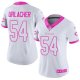 Nike Chicago Bears #54 Brian Urlacher White/Pink Women's Stitched NFL Limited Rush Fashion Jersey