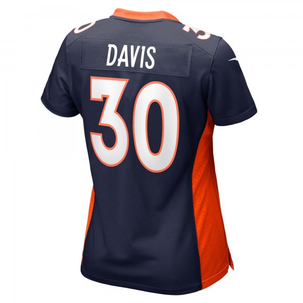 Women's Denver Broncos Terrell Davis Nike Navy Retired Player Jersey