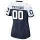 Women's Nike Navy Dallas Cowboys Alternate Custom Game Jersey