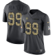 Men's Nike Minnesota Vikings #99 Danielle Hunter Limited Black 2016 Salute to Service NFL Jersey