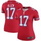 Women's Buffalo Bills Josh Allen Nike Red Color Rush Legend Player Jersey