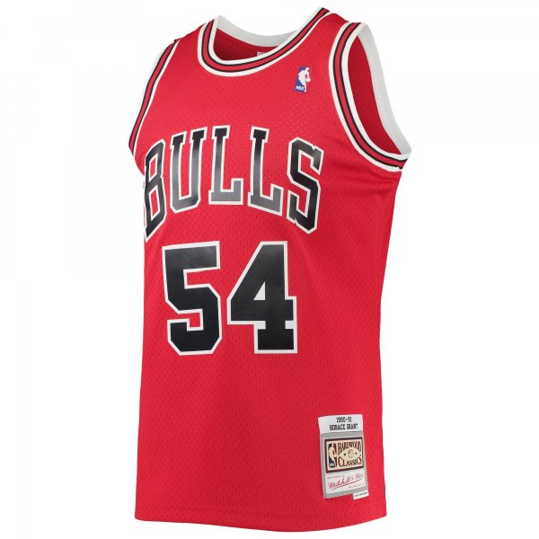 Men's Chicago Bulls Horace Grant Mitchell & Ness Red 1990/91 Throwback Dark Swingman Jersey