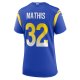 Women's Los Angeles Rams Ochaun Mathis Nike Royal Home Game Jersey