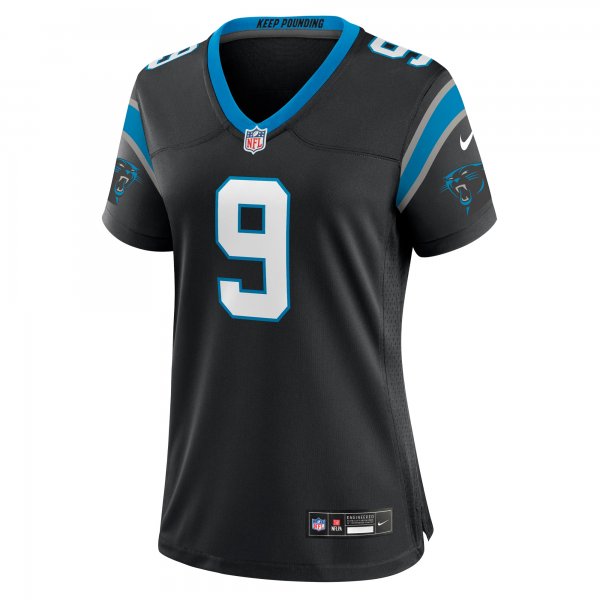 Women's Carolina Panthers Bryce Young Nike Black Team Game Jersey