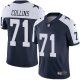 Nike Dallas Cowboys #71 La'el Collins Navy Blue Thanksgiving Men's Stitched NFL Vapor Untouchable Limited Throwback Jersey