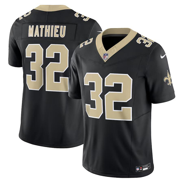 Men's New Orleans Saints #32 Tyrann Mathieu Nike Black Vapor F.U.S.E. Limited NFL Jersey