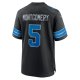 Men's Detroit Lions David Montgomery Nike Black 2nd Alternate Game Jersey