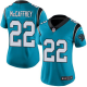 Nike Carolina Panthers #22 Christian McCaffrey Blue Alternate Women's Stitched NFL Vapor Untouchable Limited Jersey