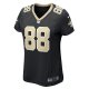 Women's New Orleans Saints J.P. Holtz Nike Black Game Player Jersey