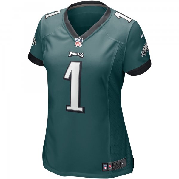 Women's Philadelphia Eagles Jalen Hurts Nike Midnight Green Team Game Jersey