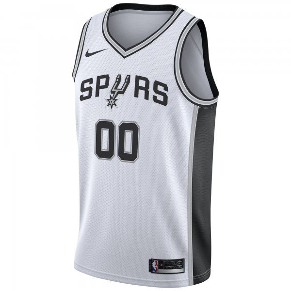 Men's San Antonio Spurs Nike White 2020/21 Swingman Custom Jersey - Association Edition