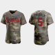 Freddie Freeman Atlanta Braves 2021 National Armed Forces Day MLB Jersey - Camo