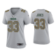 Women's Green Bay Packers Aaron Jones Gray Atmosphere Fashion Game Jersey