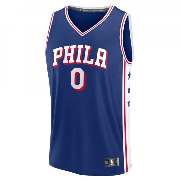 Men's Philadelphia 76ers Tyrese Maxey Fanatics Royal Fast Break Replica Jersey - Icon Edition