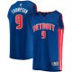 Men's Detroit Pistons Ausar Thompson Fanatics Royal  Fast Break Replica Jersey - Icon Edition