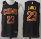 Men's Nike Cleveland Cavaliers #23 LeBron James Black Alternate Stitched NBA Jersey