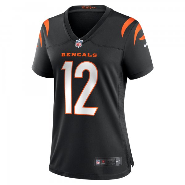 Women's Cincinnati Bengals Shedrick Jackson Nike  Black Team Game Jersey